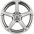 Team Dynamics Jade R2 High-Power-Silver Alufelge 8.5x18 Zoll ET45 LK 5x112 ML73.1