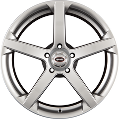 Team Dynamics Jade R2 High-Power-Silver Alufelge 8.5x18 Zoll ET45 LK 5x112 ML73.1