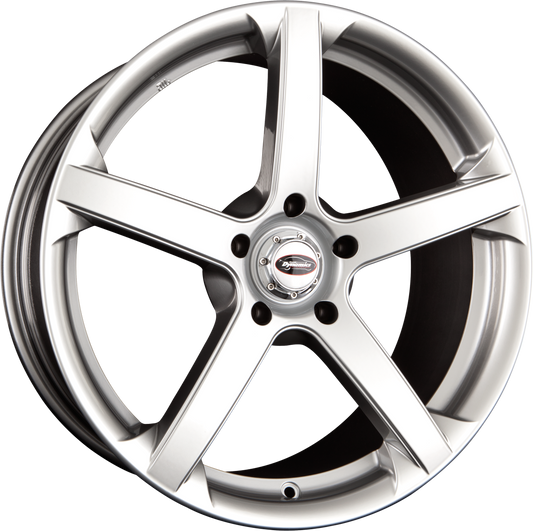 Team Dynamics Jade R2 High-Power-Silver Alufelge 8.5x18 Zoll ET45 LK 5x112 ML73.1 – Bild 2