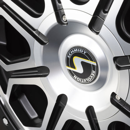 Schmidt REVOLUTION 18HDX Satin Black Front Poliert mit Softhorn Alufelge 8.5x18 Zoll ET45 LK 5x114.3 ML64.1 – Bild 3