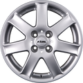 Rial Flair Polar-Silber Alufelge 6x16 Zoll ET43 LK 4x100 ML54.1