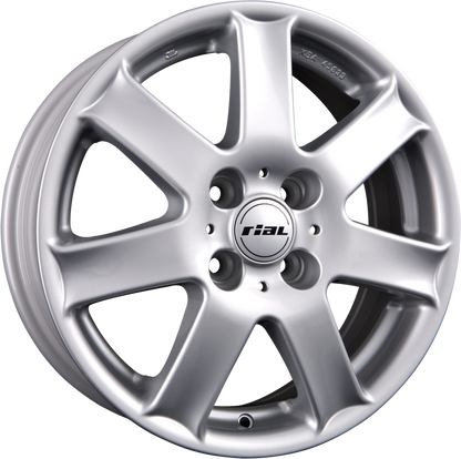 Rial Flair Polar-Silber Alufelge 6x16 Zoll ET43 LK 4x100 ML54.1 – Bild 2
