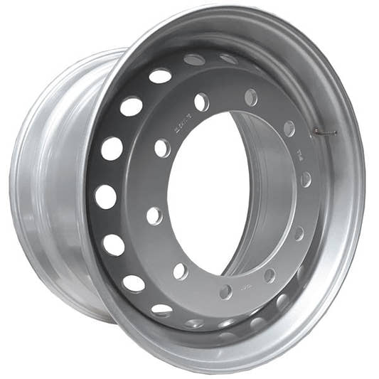 TIA wheels Stahlfelge 11.75x22.5 Zoll 10/335/281 ET120 M22 26 MZ Silber RAL9006 lackiert