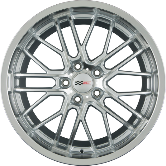 Cray Eagle Silver W/ Mirror Cut Face & Lip Alufelge 10.5x20 Zoll ET69 LK 5x120.65 ML70.2