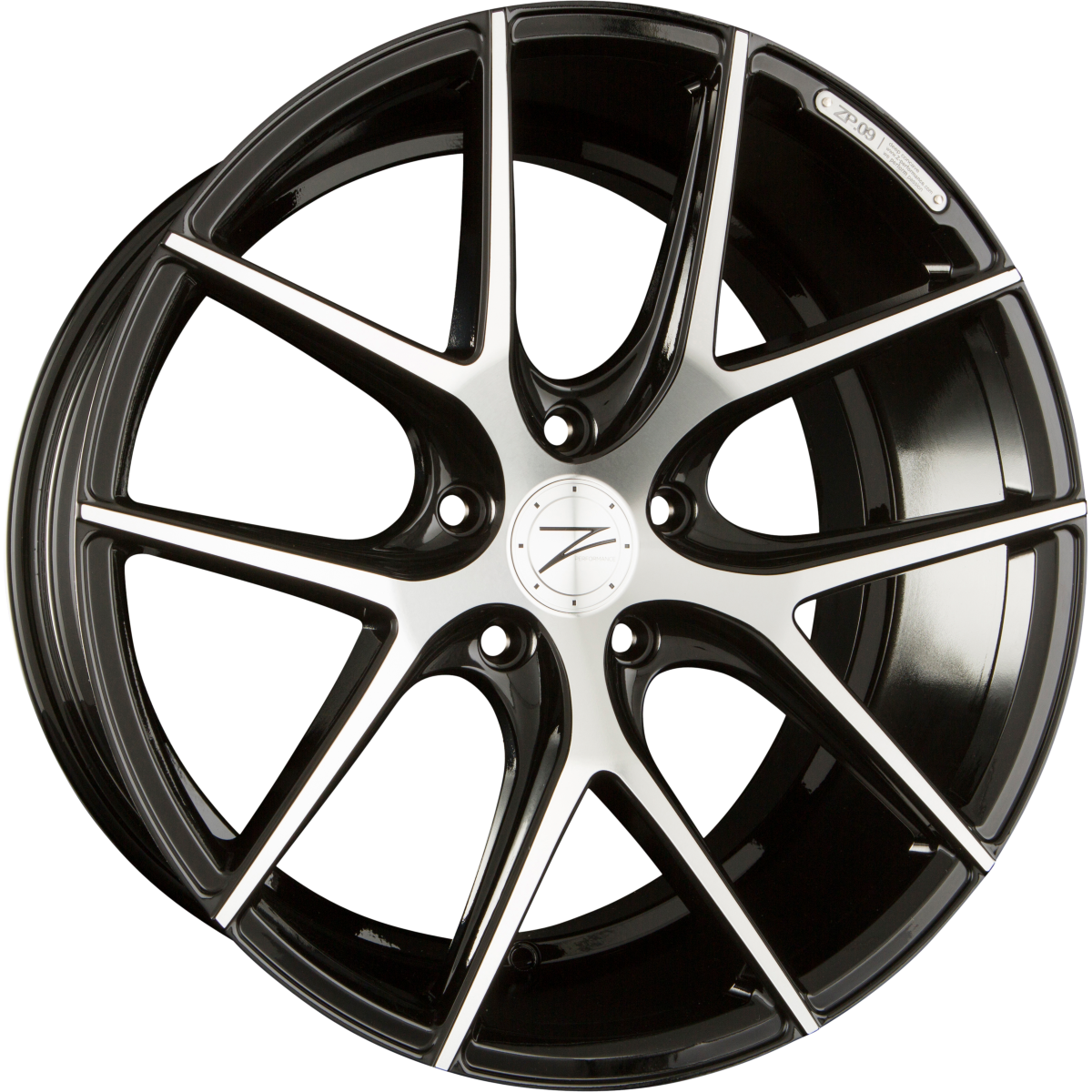Z-Performance ZP.09 Phantom Black Polish Alufelge 8.5x19 Zoll ET45 LK 5x112 ML66.6 – Bild 2