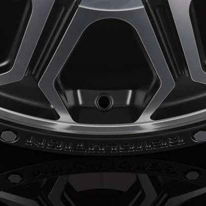 Schmidt REVOLUTION 18HDX Satin Black Front Poliert mit Softhorn Alufelge 8.5x18 Zoll ET43 LK 5x112 ML57.1 – Bild 4