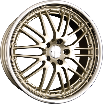 Emotion Wheels Wasabi Champagner mit Inox Edelstahlbett Alufelge 8.5x20 Zoll ET40 LK 5x114.3 ML72.6 – Bild 2