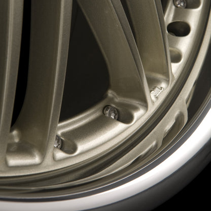 Emotion Wheels Wasabi Champagner mit Inox Edelstahlbett Alufelge 8.5x20 Zoll ET40 LK 5x114.3 ML72.6 – Bild 4