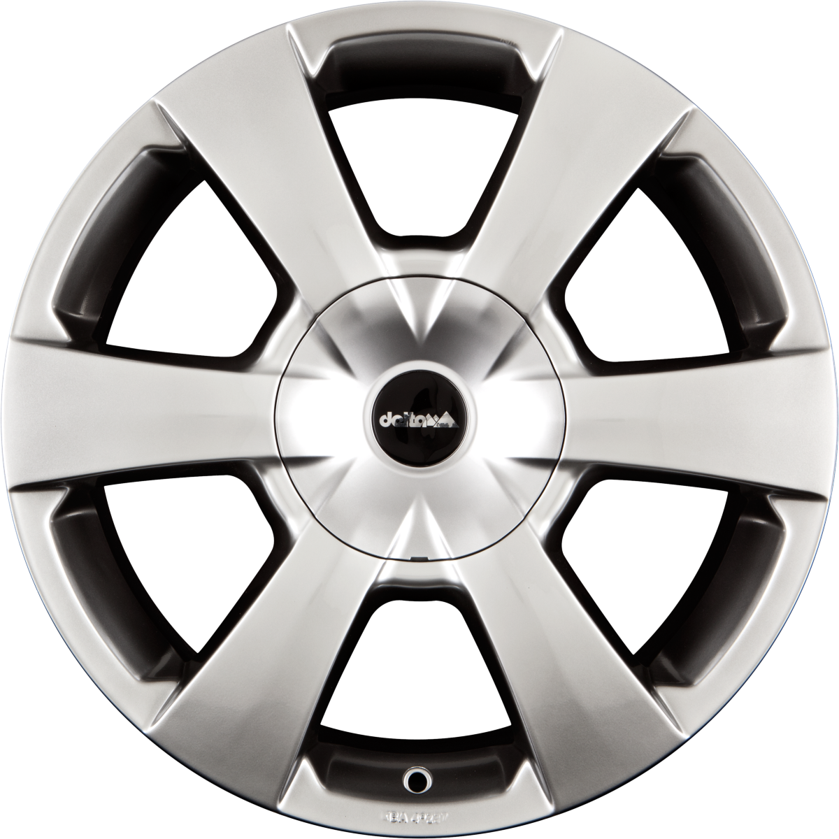 DELTA 4x4 WP Shiny Silver Alufelge 8.5x18 Zoll ET30 LK 5x114.3 ML76