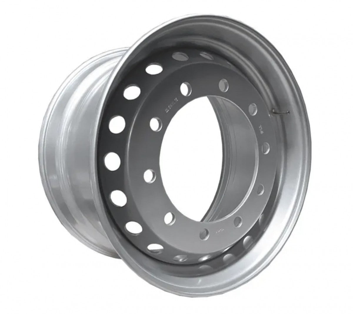 TIA wheels Stahlfelge 6.75x17.5 Zoll 10/225/176 ET130 M22 26 MZ Silber RAL9006 lackiert