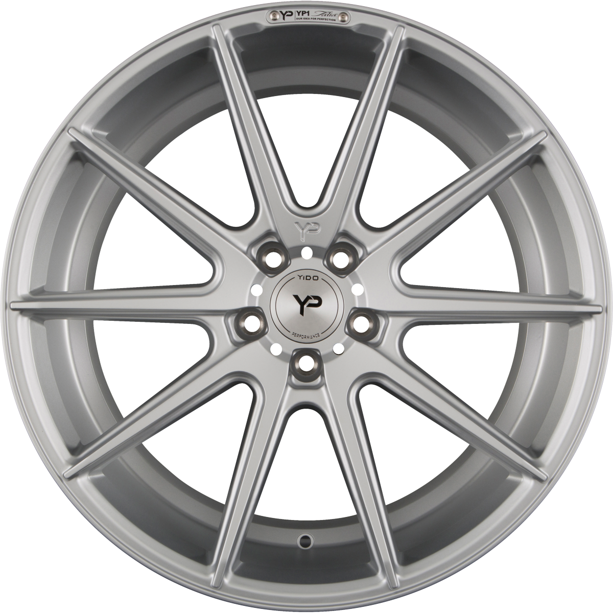 Yido Performance YP1 Talia Matt Silber Alufelge 9.5x19 Zoll ET45 LK 5x112 ML66.6