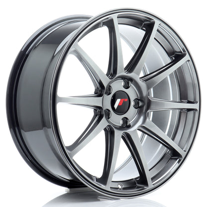 Japan Racing Wheels JR11 hyper black Alufelge 9.5x18 Zoll ET30 LK 5x120 ML72.6 – Bild 2
