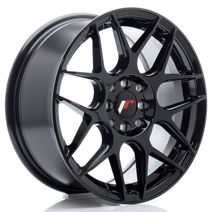 Japan Racing Wheels JR18 gloss black Alufelge 8.5x18 Zoll ET41 LK 5x112 ML72.6 – Bild 2
