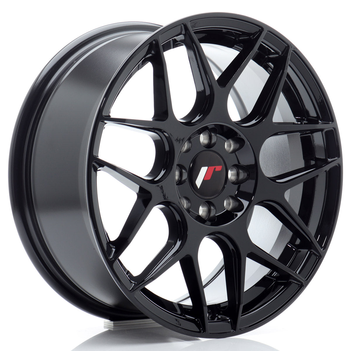 Japan Racing Wheels JR18 gloss black Alufelge 7.5x18 Zoll ET36 LK 5x112 ML72.6 – Bild 2