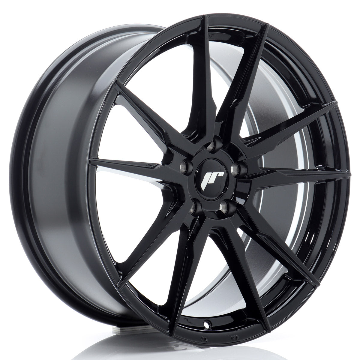 Japan Racing Wheels JR21 gloss black Alufelge 8.5x20 Zoll ET21 LK 5x112 ML72.6 – Bild 2