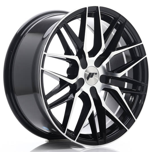 Japan Racing Wheels JR28 gloss black Alufelge 7x16 Zoll ET40 LK 4x100 ML67.1 – Bild 2