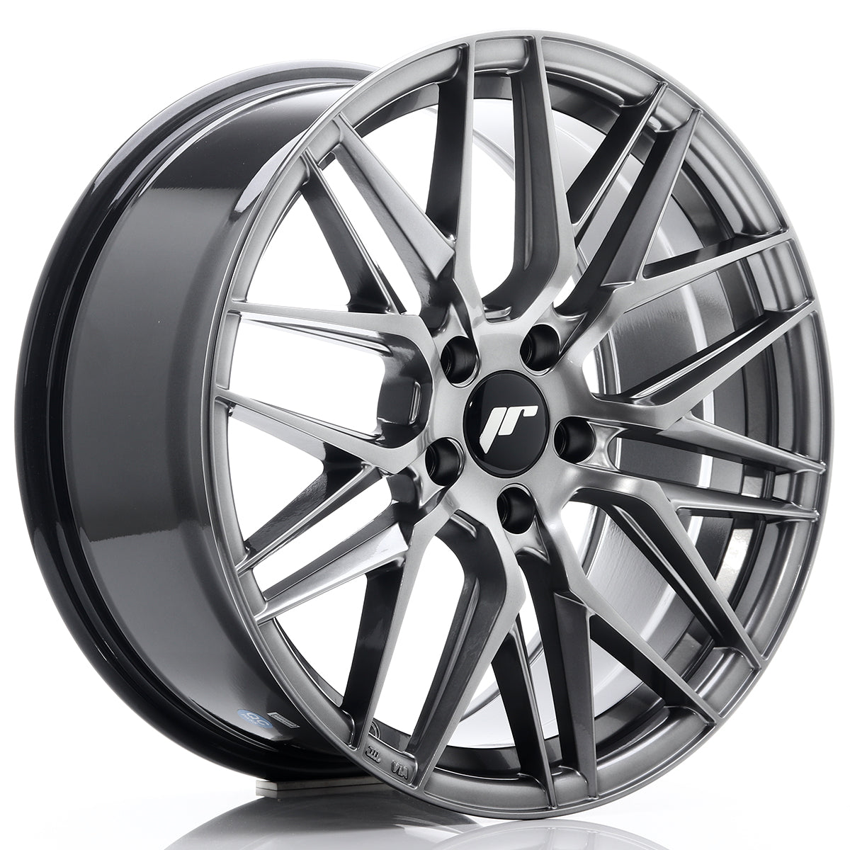 Japan Racing Wheels JR28 hyper black Alufelge 8x17 Zoll ET40 LK 5x112 ML66.6 – Bild 2