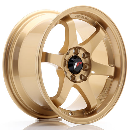 Japan Racing Wheels JR3 gold Alufelge 7x15 Zoll ET25 LK 4x100 ML67.1 – Bild 2
