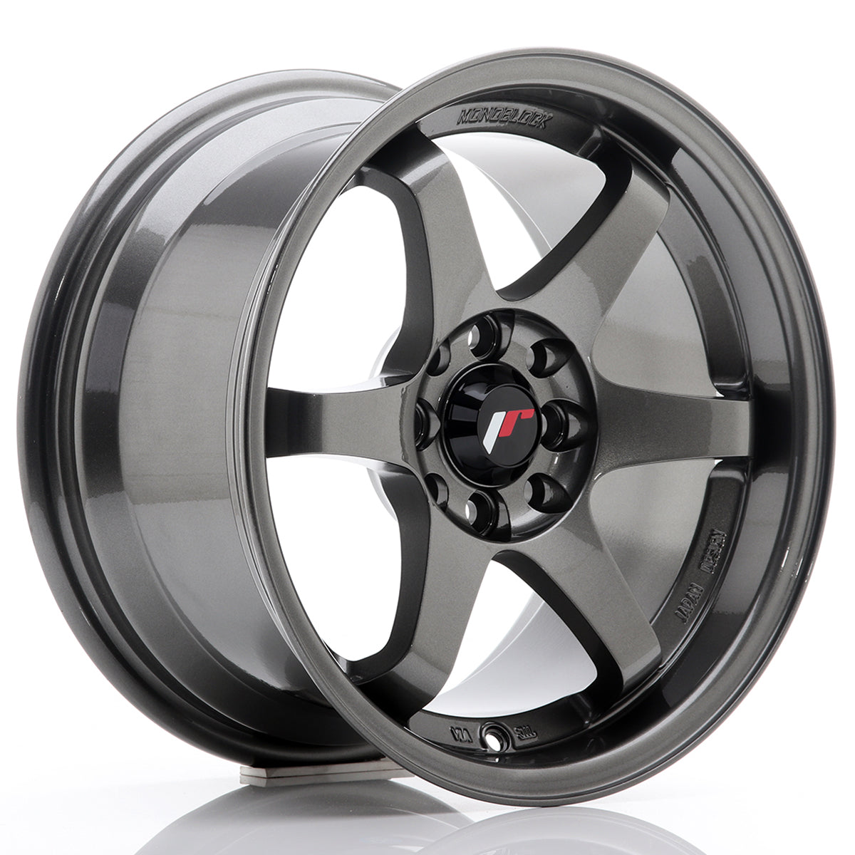 Japan Racing Wheels JR3 gun metal Alufelge 8x17 Zoll ET35 LK 5x100 ML67.1 – Bild 2