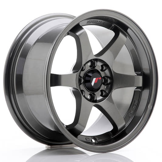 Japan Racing Wheels JR3 gun metal Alufelge 9x18 Zoll ET35 LK 5x114.3 ML67.1 – Bild 2