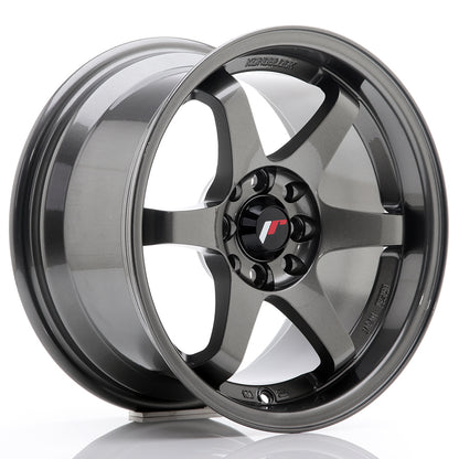 Japan Racing Wheels JR3 gun metal Alufelge 7x17 Zoll ET40 LK 5x100 ML67.1 – Bild 2