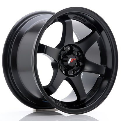 Japan Racing Wheels JR3 matt black Alufelge 7x16 Zoll ET40 LK 4x114.3 ML67.1 – Bild 2