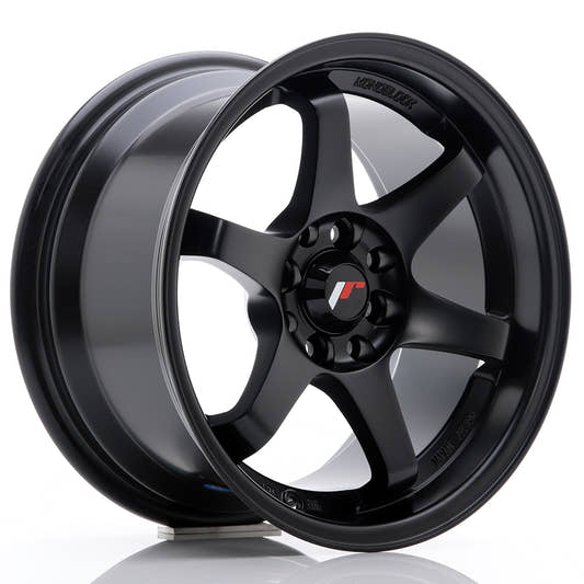 Japan Racing Wheels JR3 matt black Alufelge 7x17 Zoll ET40 LK 4x114.3 ML67.1 – Bild 2