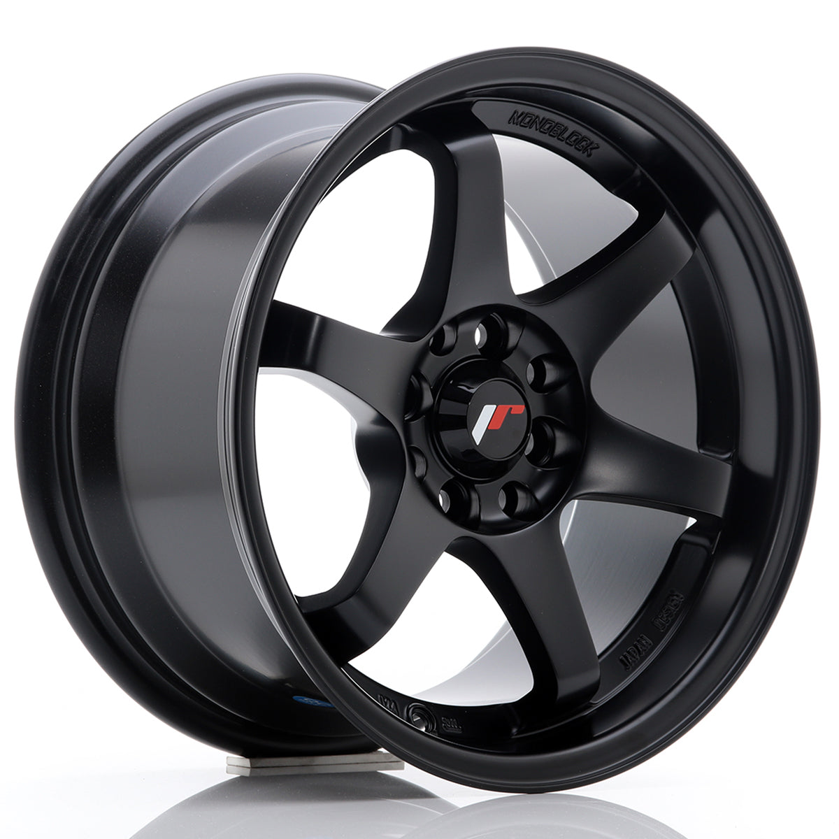 Japan Racing Wheels JR3 matt black Alufelge 7x17 Zoll ET40 LK 5x100 ML67.1 – Bild 2