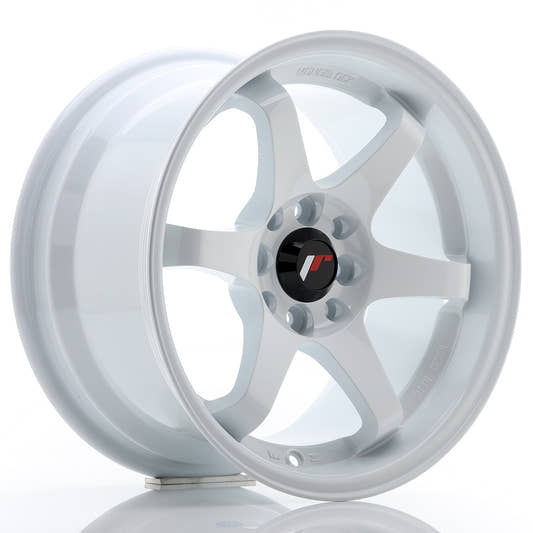 Japan Racing Wheels JR3 white Alufelge 7x17 Zoll ET40 LK 4x114.3 ML67.1 – Bild 2