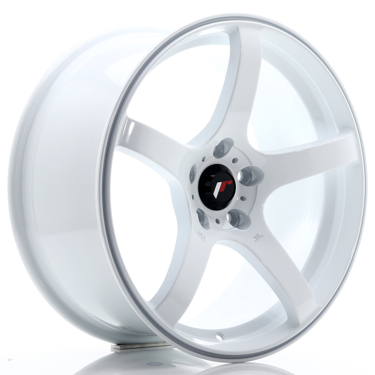Japan Racing Wheels JR32 white Alufelge 10.5x18 Zoll ET22 LK 5x114.3 ML74.1 – Bild 2