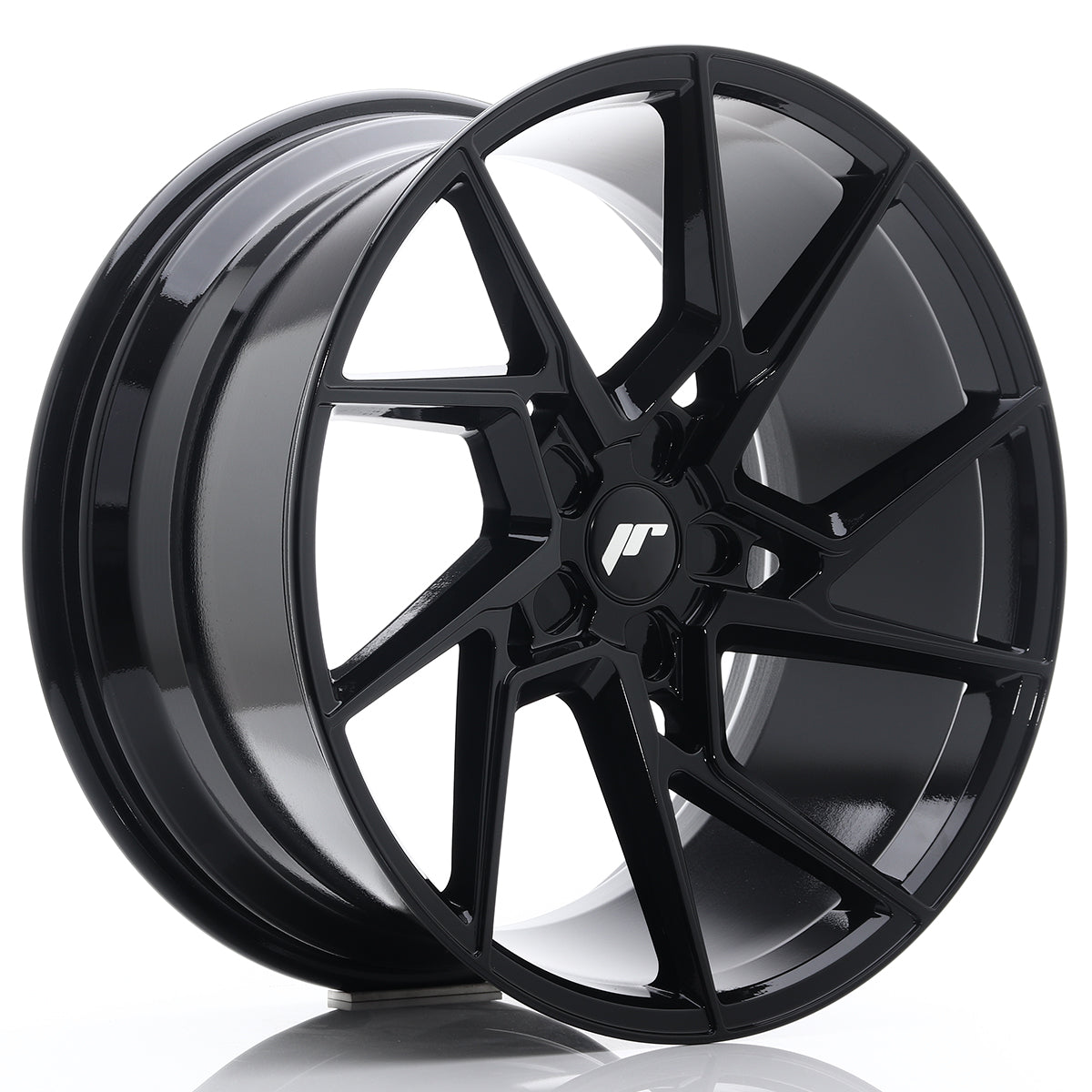 Japan Racing Wheels JR33 gloss black Alufelge 8.5x19 Zoll ET35 LK 5x112 ML66.6 – Bild 2