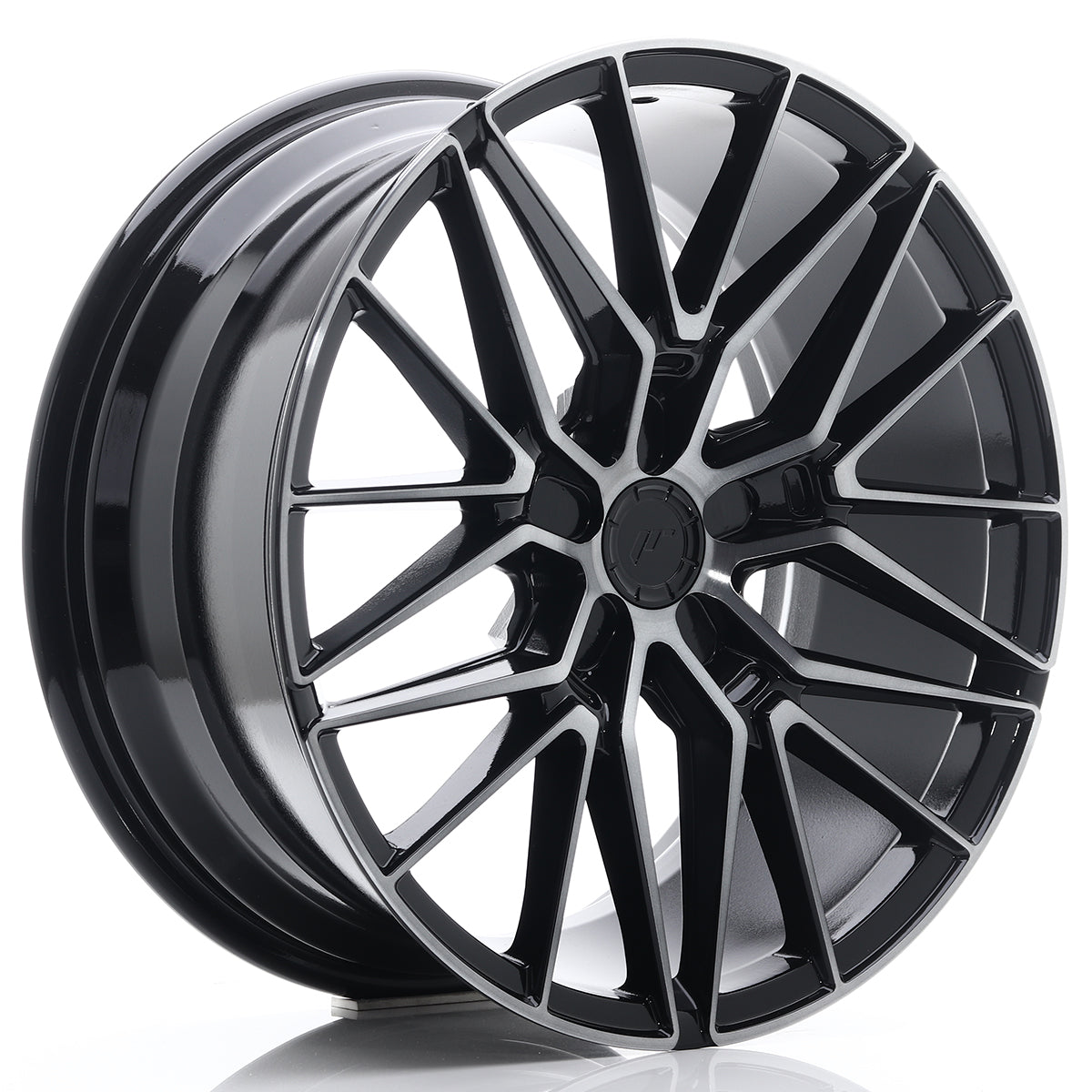 Japan Racing Wheels JR38 black brushed Alufelge 9x22 Zoll ET25 LK 5x112 ML74.1 – Bild 2