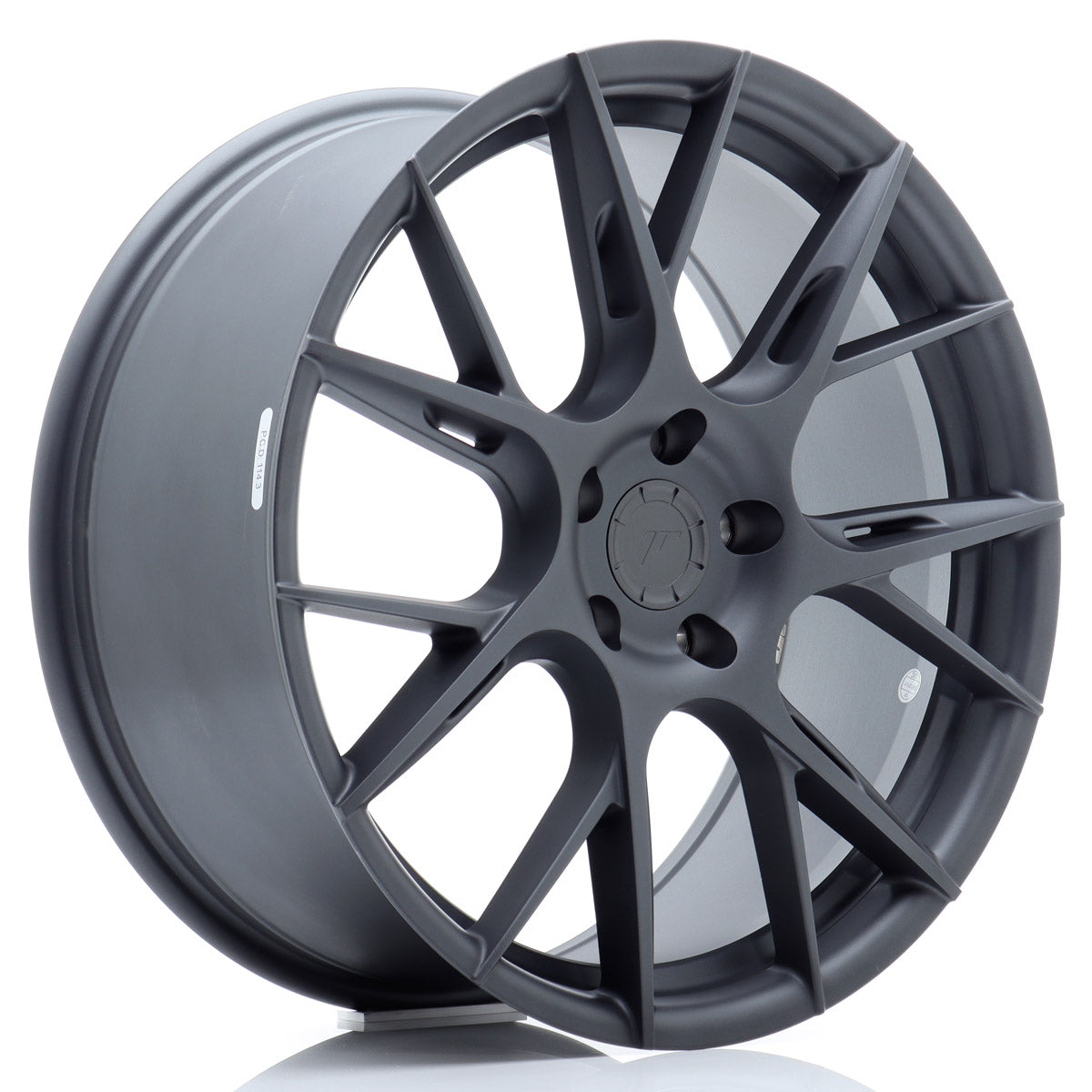 Japan Racing Wheels JR42 matt gun metal Alufelge 8.5x19 Zoll ET45 LK 5x114.3 ML67.1 – Bild 2