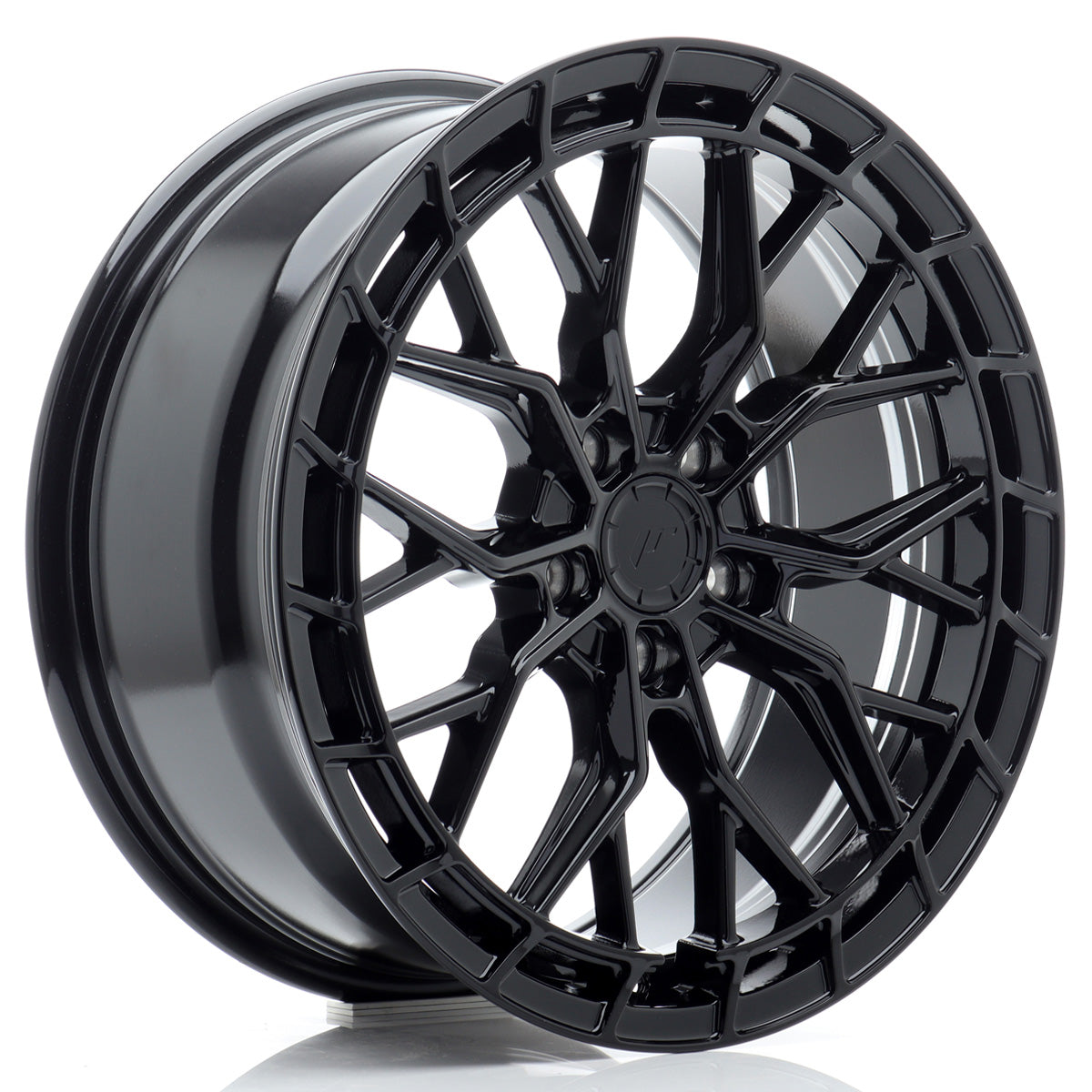 Japan Racing Wheels JR48 gloss black Alufelge 8x18 Zoll ET45 LK 5x112 ML66.6 – Bild 2