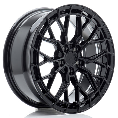 Japan Racing Wheels JR48 gloss black Alufelge 8x18 Zoll ET45 LK 5x112 ML66.6 – Bild 2