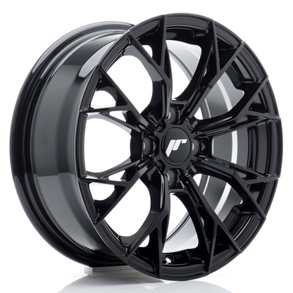 Japan Racing Wheels JR49 gloss black Alufelge 7x16 Zoll ET40 LK 4x100 ML67.1 – Bild 2
