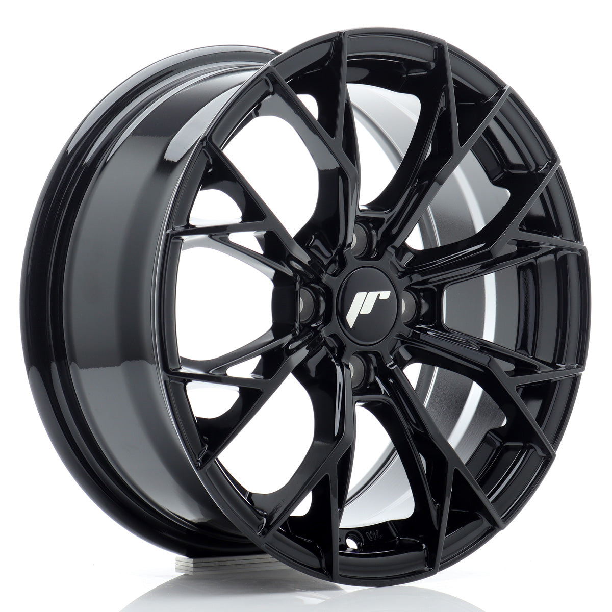 Japan Racing Wheels JR49 gloss black Alufelge 8x17 Zoll ET40 LK 4x100 ML67.1 – Bild 2