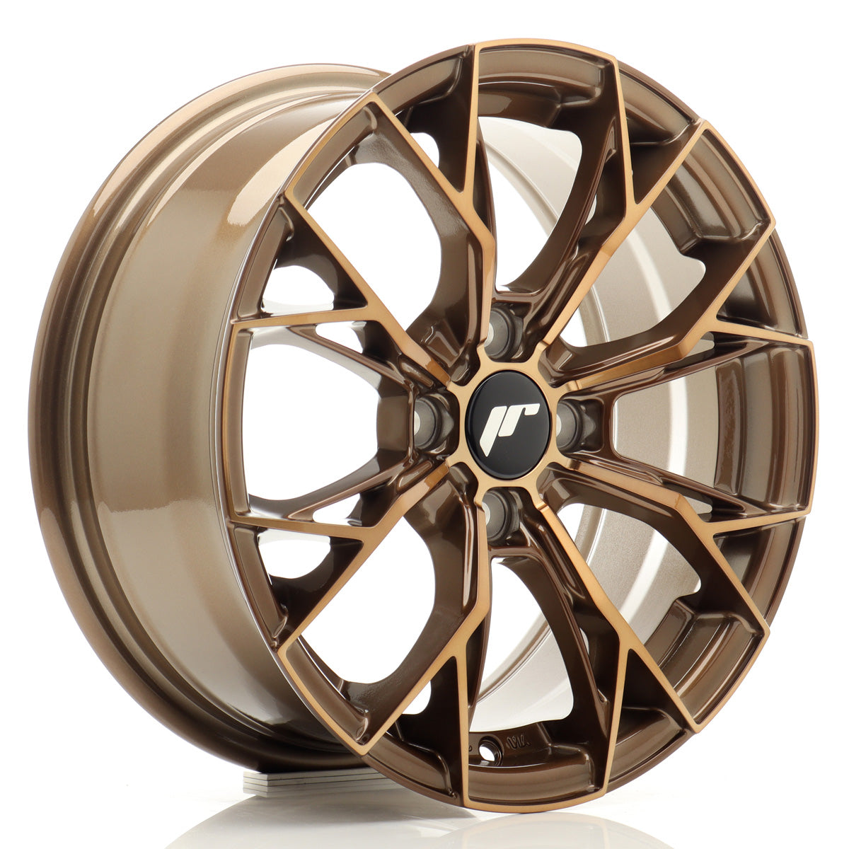 Japan Racing Wheels JR49 platinum bronze Alufelge 6.5x15 Zoll ET35 LK 4x100 ML67.1 – Bild 2