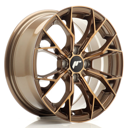 Japan Racing Wheels JR49 platinum bronze Alufelge 6.5x15 Zoll ET35 LK 4x100 ML67.1 – Bild 2