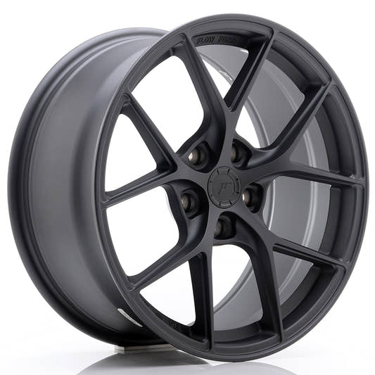 Japan Racing Wheels SL-01 matt gun metal Alufelge 8.5x20 Zoll ET45 LK 5x120 ML72.6 – Bild 2