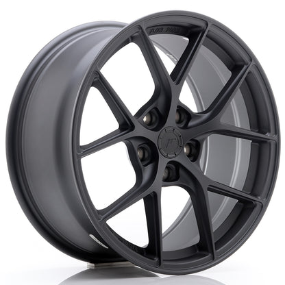 Japan Racing Wheels SL-01 matt gun metal Alufelge 8x18 Zoll ET35 LK 5x120 ML72.6 – Bild 2