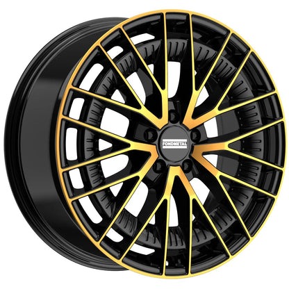 Fondmetal Kari Glossy Black Bronze Machined Alufelge 8.5x20 Zoll ET40 LK 5x112 ML66.6 – Bild 2