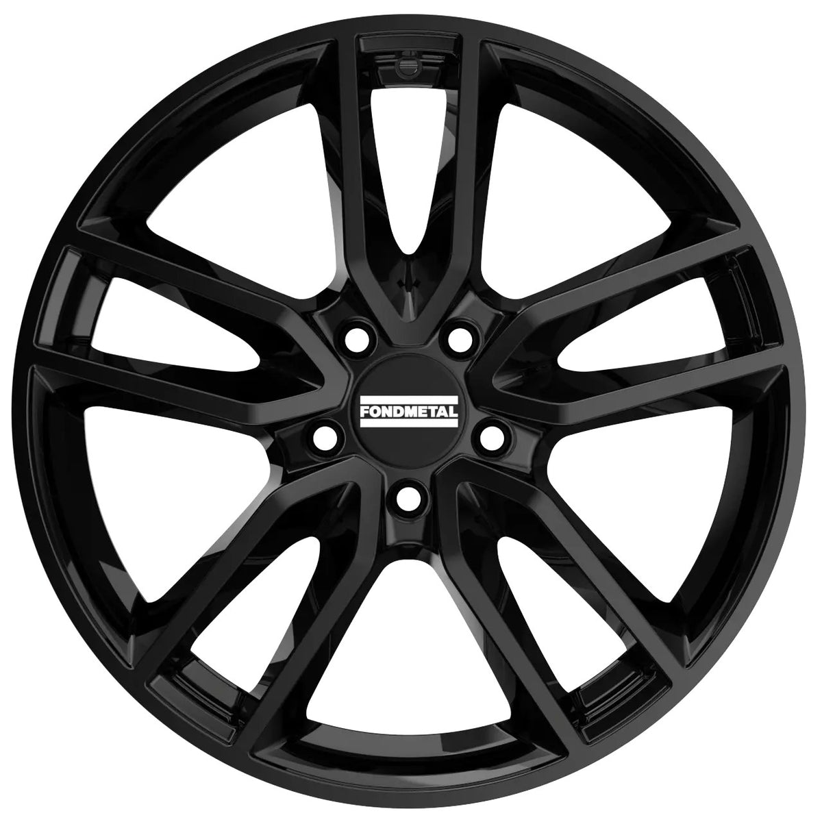 Fondmetal Koros glossy black Alufelge 6.5x16 Zoll ET39 LK 5x112 ML66.5