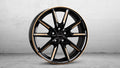 Borbet LX Black Glossy Gold Spoke Rim Felge 8x19 Zoll ET45 LK 5x108 ML72.5