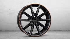 Borbet LX Black Matt Rim Copper Felge 8x19 Zoll ET44 LK 5x112 ML66.6