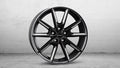 Borbet LX Black Matt Silver Spoke Rim Felge 8x18 Zoll ET40 LK 5x114.3 ML72.5