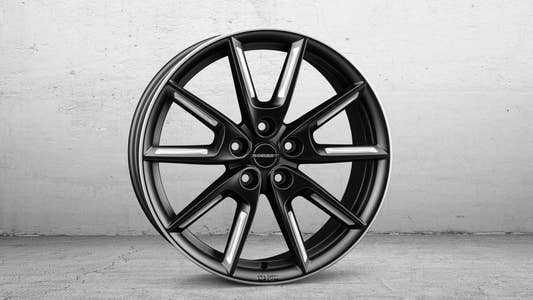 Borbet LX Black Matt Silver Spoke Rim Alufelge 8x18 Zoll ET44 LK 5x112 ML57.1
