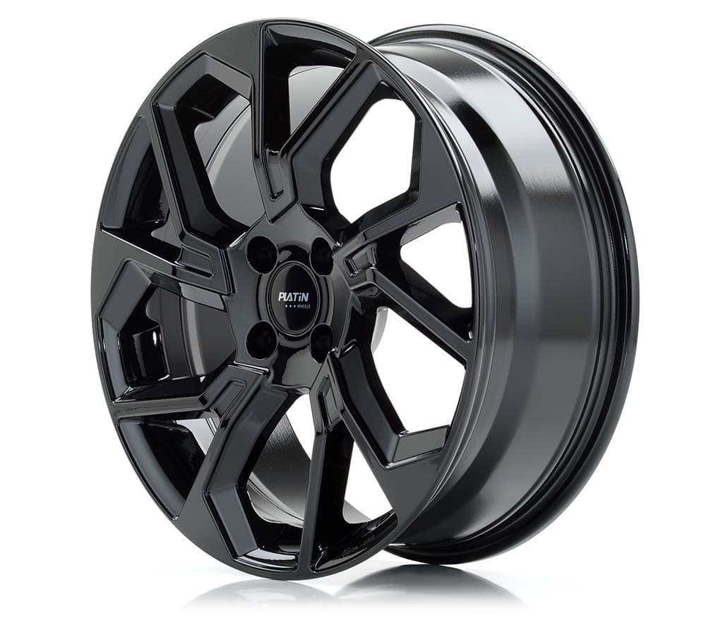 Platin P 103 Black Gloss Alufelge 7x18 Zoll ET35 LK 4x108 ML65.1 – Bild 2