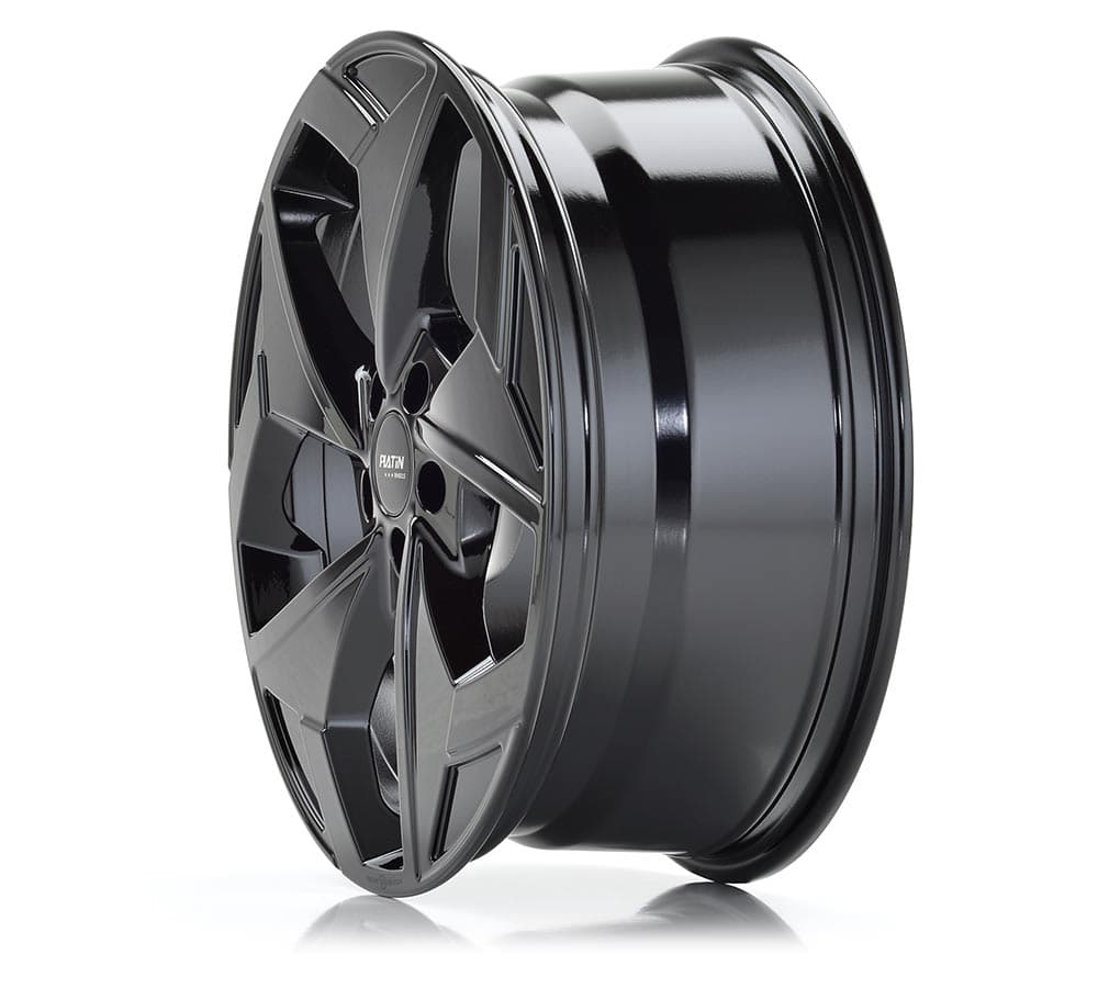 Platin P 104 Glossy Black Alufelge 7x18 Zoll ET48 LK 5x108 ML65.1