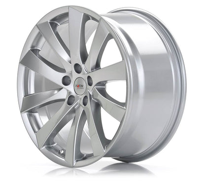 Platin P 106 Metall Silber Alufelge 9.5x19 Zoll ET45 LK 5x114.3 ML64.2 – Bild 2